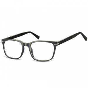 Okulary oprawki korekcyjne Nerdy zerówki Sunoptic CP119 czarne