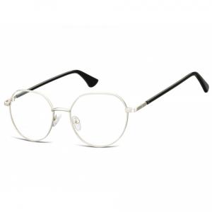 Lenonki okrągłe Okulary oprawki optyczne 916E srebrna
