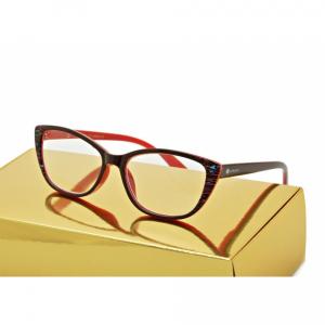Plusy Okulary Kocie Oczy do Czytania moc: +2 z flexami ST307
