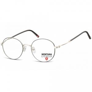Lenonki okulary Oprawki optyczne MM598 czarno-srebrne