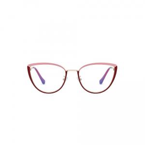Okulary kocie do komputera damskie z filtrem BLUE Light zerówki 2583-3