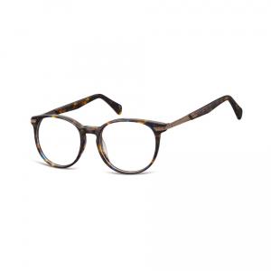 Okrągłe Okulary oprawki zerówki korekcyjne Sunoptic AC39B szylkret