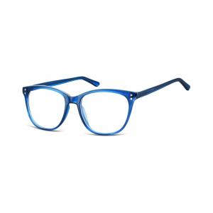 Okulary oprawki zerówki korekcyjne Unisex Sunoptic AC22D ciemny niebieski