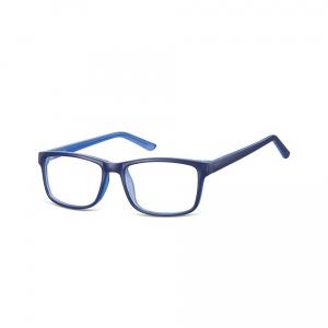 Okulary Zerówki klasyczne oprawki Sunoptic CP155F niebieskie