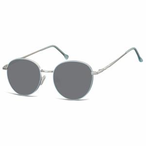 Okulary Lenonki Przeciwsłoneczne SUNOPTIC SS912A srebrno-niebieskie