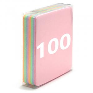 100x Ściereczka do czyszczenia i pielęgnacji okularów z Mikrofibry 17,5 x 14,5