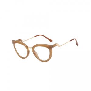 Okulary kocie do komputera damskie z filtrem BLUE Light zerówki 2570-1