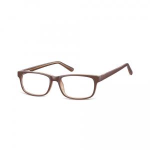 Zerówki klasyczne oprawki Sunoptic CP154C brazowe, flex
