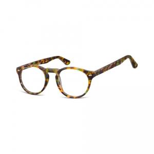 Okrągłe okulary oprawki zerowki korekcyjne Sunoptic AC46D