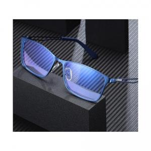 Męskie niebieskie okulary do komputera BLUE LIGHT zerówki 2554C