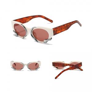 Damskie okulary przeciwsłoneczne z filtrem UV400 białe ST-MAX4B