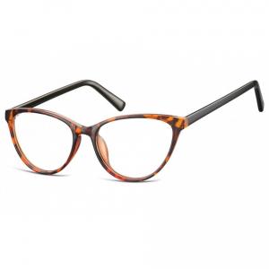 Oprawki korekcyjne okulary Kocie Oczy zerówki Sunoptic CP127C szylkret