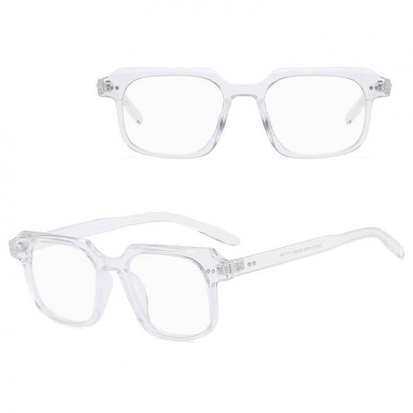 Okulary Nerdy zerówki do komputera z filtrem BLUE LIGHT STL22G transparentne + akcesoria