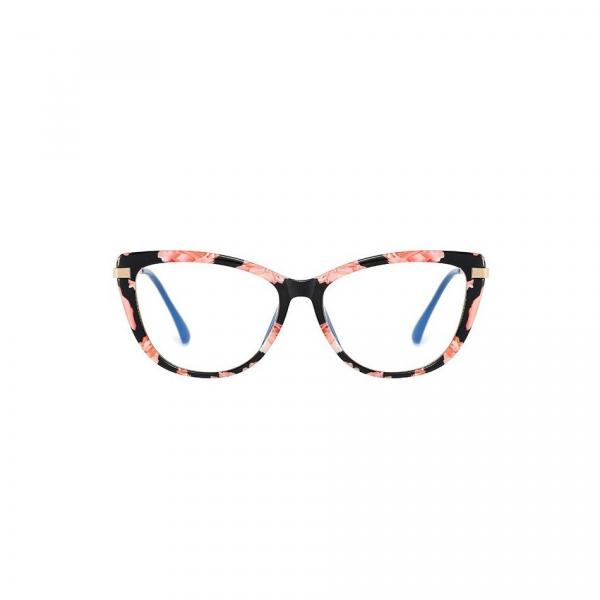 Kocie Okulary damskie z filtrem BLUE Light do komputera zerówki 2546-2