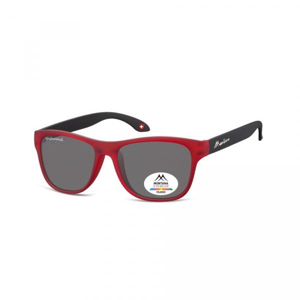 Okulary przeciwsłoneczne Montana MP38B czerwone polaryzacyjne