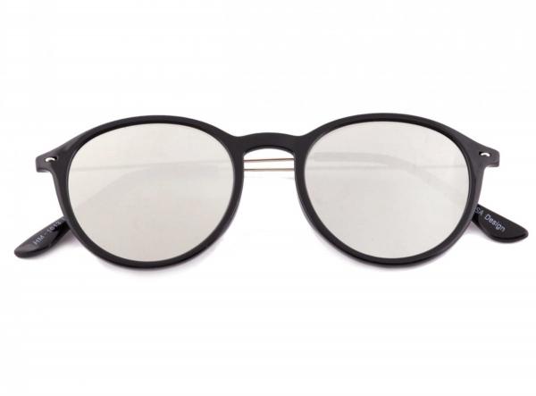 Okulary przeciwsłoneczne Lenonki HM-1613A czarne lustrzane