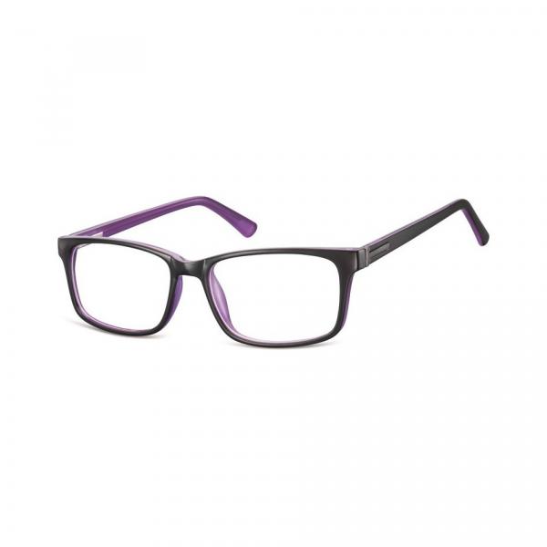 Oprawki okulary zerowki korekcja Sunoptic CP150E czarno-fioletowe