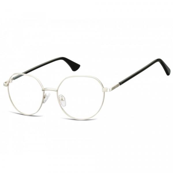 Lenonki okrągłe Okulary oprawki optyczne 916E srebrna
