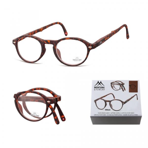 Składane Asferyczne Okulary do Czytania Lenonki Montana MR66A moc: +3.5
