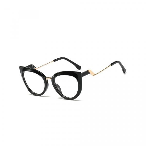 Okulary kocie do komputera damskie z filtrem BLUE Light zerówki 2570