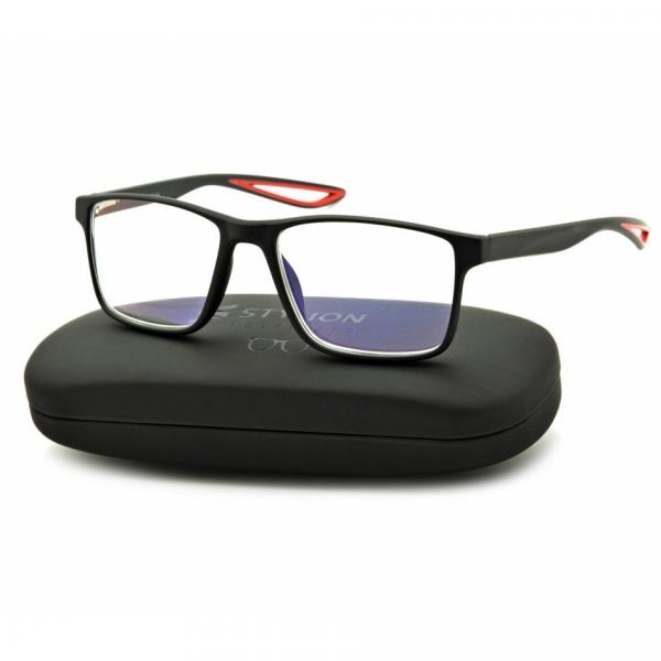 Plusy Męskie Okulary do Czytania moc: +2.25 z antyrefleksem ST315