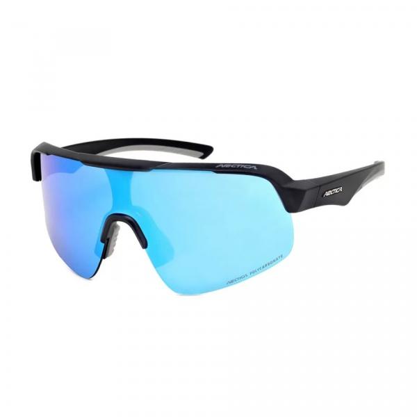 Rowerowe okulary przeciwsłoneczne sportowe z niebieską lustrzanką Arctica S-339A