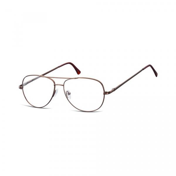 Aviator zerowki Okulary Oprawki metalowe korekcyjne 790D