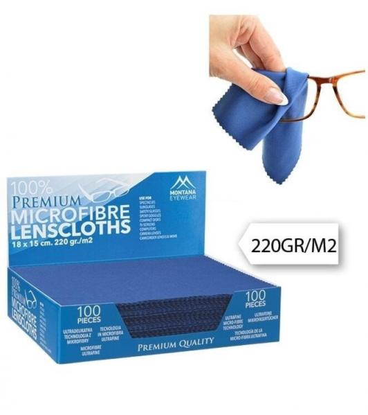 Ściereczka z Mikrofibry do okularów - granatowa