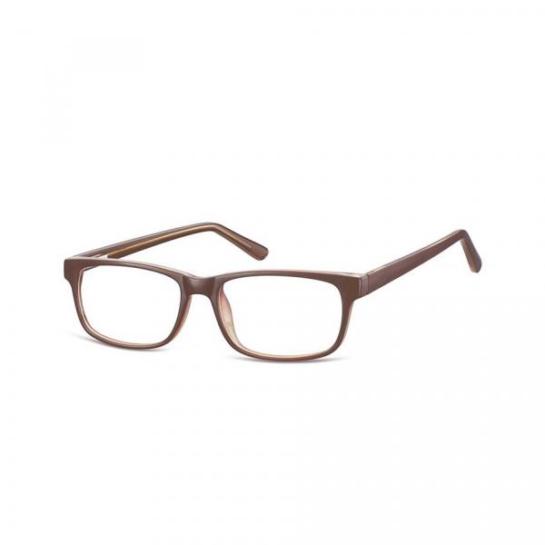 Zerówki klasyczne oprawki Sunoptic CP154C brazowe, flex