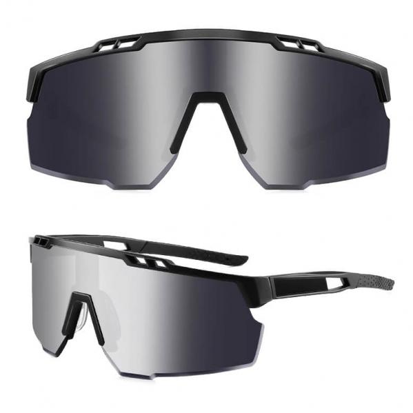 Sportowe okulary przeciwsłoneczne z filtrem UV400 SVM-13J czarne