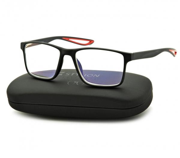 Plusy Męskie Okulary do Czytania moc: +1.75 z antyrefleksem ST315