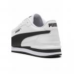 Skórzane sneakersy unisex ST Runner v4 PUMA White Black Cast Iron Gray