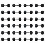 Zestaw hantli hex UNDERFIT 2 x 2,5-30 kg (390 kg)