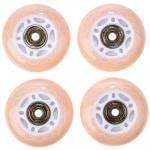 4x Świecące kółka LED do rolek Raven Mireia Orange 70mm