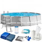 Basen stelażowy ogrodowy Intex Prism Frame Premium Pools 549 x 122 cm 11w1