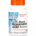 Doctor\'s Best Trans-Resveratrol 600 60 vcaps