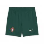 Młodzieżowe szorty Portugalia 2025 PUMA Blessing Green Sugared Almond Beige