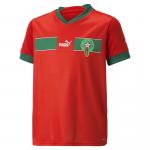 Młodzieżowa replika koszulki domowej Maroko 22/23 PUMA Red Power Green