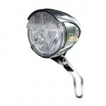 Reflektor Przedni Ls583 Bike-I Retro 15 Lux Z Mocowaniem Na Dynamo - Chrom