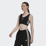 Essentials 3-Stripes Crop Top With Removable Pads