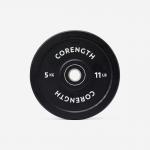 Talerz bumper do podnoszenia ciężarów Domyos 5 kg z otworem 50 mm