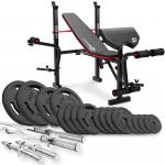 Zestaw kulturystyczny Hop-Sport Strong 106kg z ławką HS-1055