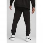 Męskie spodnie dresowe o wąskim kroju Essentials z logo No. 1 PUMA Black