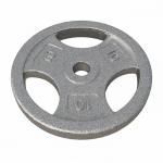 Obciążenie treningowe do treningu żeliwne 1,25-20 kg srebrne grip Gorilla Sports