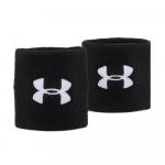 Opaski Under Armour Performance Wristbands - black/white