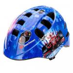 Kask rowerowy dziecięcy Meteor MA-2 DOTS regulowany z welurową wyściółką