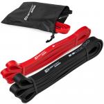 Zestaw 2 gum oporowych do ćwiczeń fitness Hop-Sport 7-30kg