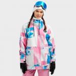 Kobieta Sporty zimowe Damska kurtka snowboardowa W1-W Holi Siroko Cukierkowy Ró