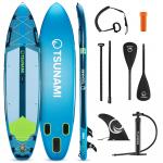 Deska SUP PRO stand up paddle pompowana do pływania all-round TSUNAMI T15 350 cm