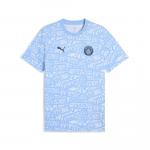 Męska koszulka Manchester City FtblCulture z nadrukiem na całej powierzchni PUMA